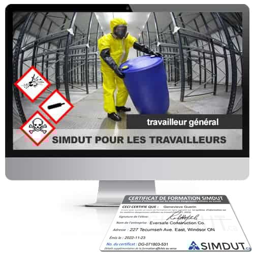 Certification SIMDUT 2.0